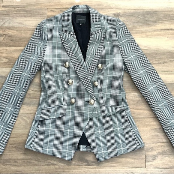 Portmans double-breastedplaid jacket